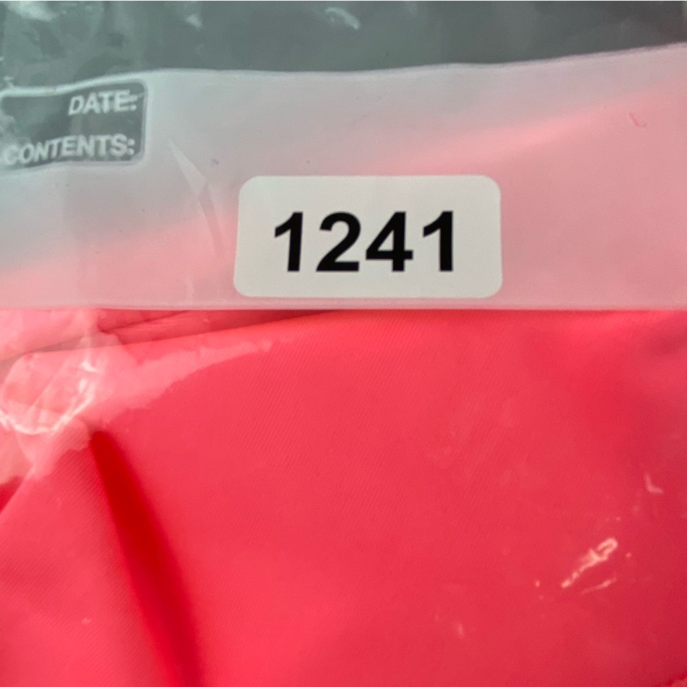 Nike Swim Neon Pink LS Cropped Cutoff Dri Fit Tee Sz Large - Picture 10 of 10